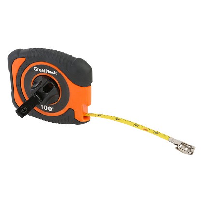 GreatNeck 100E | Steel Long Tape, 100 Ft.
