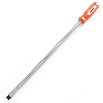 GreatNeck 73048 | 3/8 x 16 Inch Slotted Square Shank Screwdriver