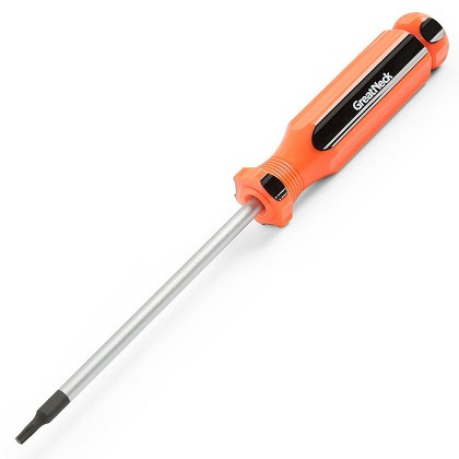 GreatNeck 73210 | T10 x 4 Inch Star Round Shank Screwdriver