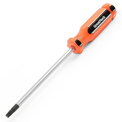 GreatNeck 73227 | T27 x 5 Inch Star Round Shank Screwdriver