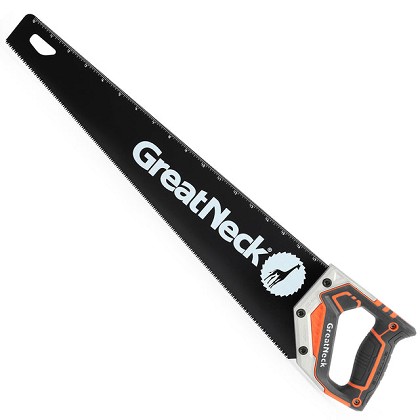 GreatNeck 74004 | 20 Inch Aggressive Tooth Handsaw with Aluminum Frame Composite Handle