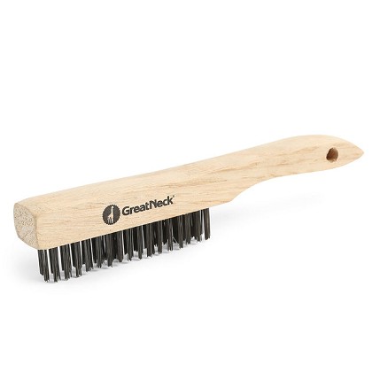 GreatNeck 74211 | Shoe Handle Wire Brush