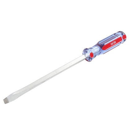 GreatNeck A88SC | A-Series Square Shank Slotted Screwdriver, 3/8 Inch x 8 Inch