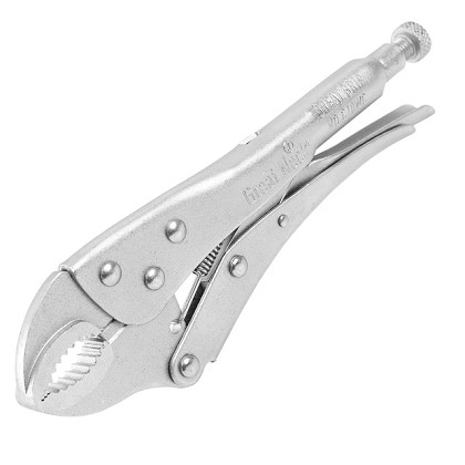 GreatNeck C10WC | Curved Jaw Locking Pliers, 10 Inch