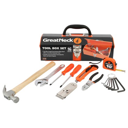 GreatNeck CTB9 | 16 Tool Box Set