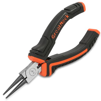 GreatNeck HSN4C | 4-1/2 Inch Snipe Nose Pliers
