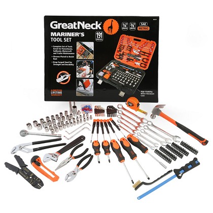 GreatNeck MS191 | Mariner's Tool Set, 191 Piece