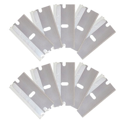 GreatNeck SEB10 | Professional Single Edge Scraper Blade Set, 10 Pack