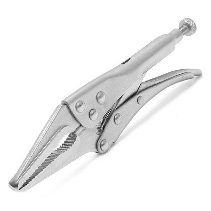 GreatNeck V65GC | Long Nose Locking Pliers, 6-1/2 Inch