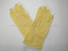 Hi-Tech Industries 393-9 | Light Duty Rubber Gloves- L
