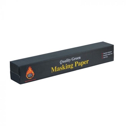 High Teck NOGR28H18 | MP380G-18 Masking Paper, 18 in W x 180 ft L, Green, 28 lb Basis