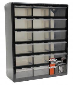 Homak HA01018001 | 18-Drawer Parts Organizer