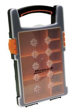 Homak HA01109225 | Plastic Tool Organizer with 9 Removable Bins