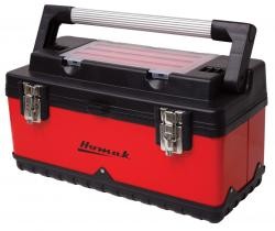Homak RD00120004 | 20 Inch Stainless Steel Toolbox with Tray