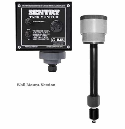 Husky 007725 | Sentry Wall-Mounted Tank Alarm with Built-In 103 dB Siren, Remote Tank Sensor