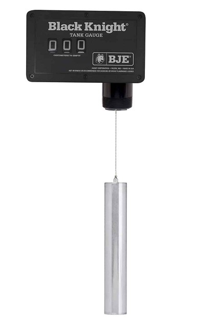 Husky 010753 | Metric Black Knight Liquid Level Gauge with Vertical Float and 2