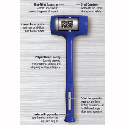 JPW Industries 1018017 | 43oz Ball Peen Hammer (BH-61-543)