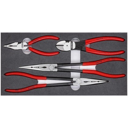 Knipex 002001V16 | Pliers 4 Pc Auto Set
