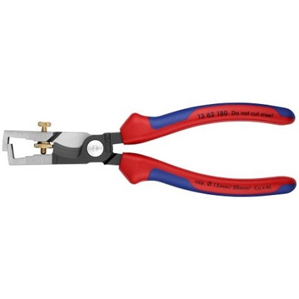 Knipex 1362180 | Pliers Strippers Strix Insulation Tethered