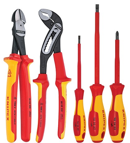 Knipex 9K989820US | Automotive Insulated Tools Set, 5Pc