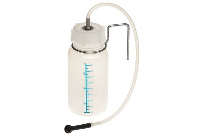 Mahle 026 80734 00 | Waste Fluid Collection Bottle with Bleeder Connection and Handle 1L
