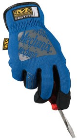 Mechanix Wear MFF03009 | Fastfit Easy On/Off Elastic Cuff Gloves, Blue, Medium