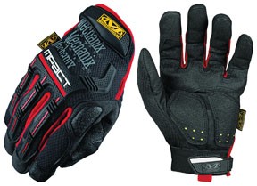 Mechanix Wear MPT52012 | M-Pact Impact Protection Gloves, Black/Red, Xxl
