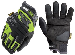 Mechanix Wear SP2-91-008 | The Safety M-Pact 2 Heavy Duty Protection Gloves, Yellow, Small