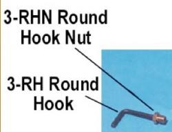 Morgan 3-RH | Round Hook