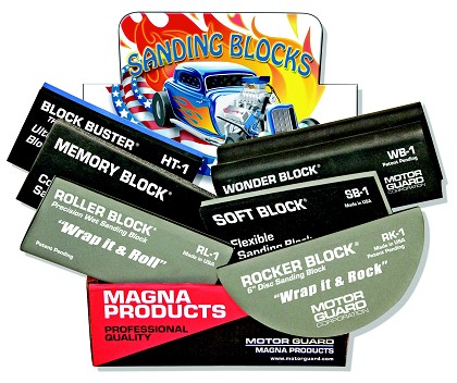 Motor Guard Corp AP-2 | Sanding Block Assortment of 6 Blocks