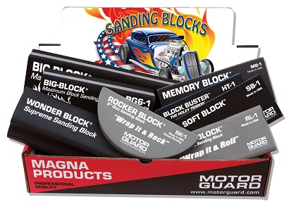 Motor Guard Corp AP-3 | Sanding Block Assortment of 8 Blocks