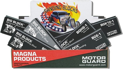 Motor Guard Corp AP-4 | Big-Block Sanding Block Assortment of 6 Blocks