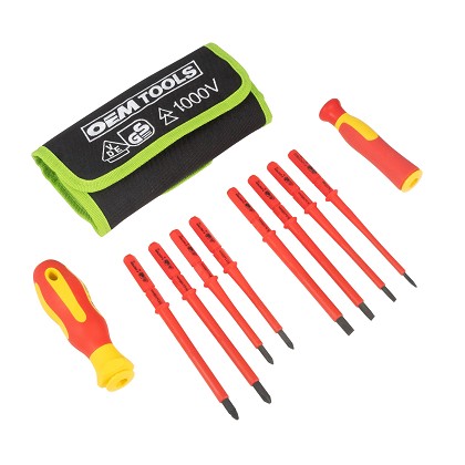 OEM Tools 22593 | 10-Piece Insulated Screwdriver Set