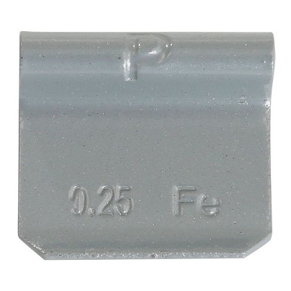 OEM Tools 23218 | 0.25 Oz. P Style Steel Wheel Weight - 1 Box of 25