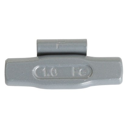 OEM Tools 23225 | 1.00 Oz. P Style Steel Wheel Weight - 1 Box of 25