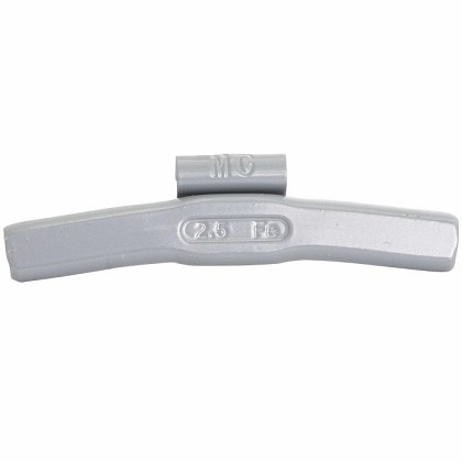 OEM Tools 23260 | 2.50 Oz. MC Style Steel Wheel Weight - 1 Box of 25