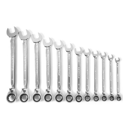 OEM Tools 23988 | 12-Piece RingStop® Reversible Ratcheting Wrench Set, Metric