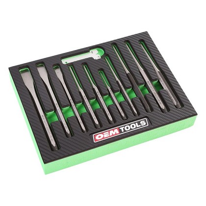 OEM Tools 23996 | 11 Piece Punch and Chisel Set