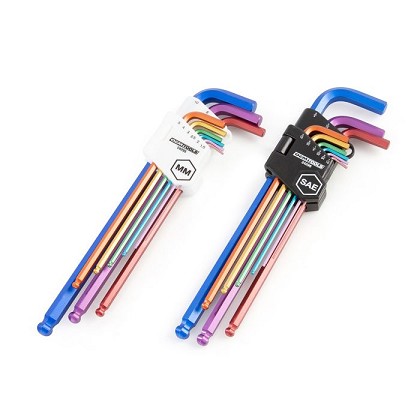 OEM Tools 24298 | 18-Piece Hex Key Set, Metric and SAE