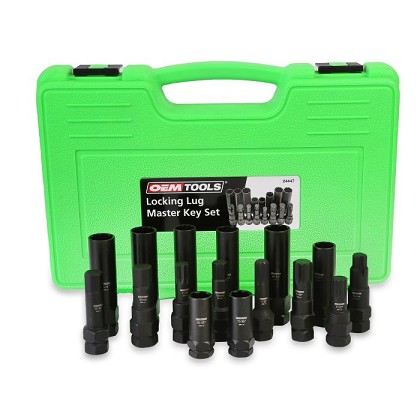 OEM Tools 24447 | 16 Piece Locking Lug Master Key Set