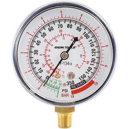 OEM Tools 24531 | Replacement Gauge Low Side for A/C Manifold