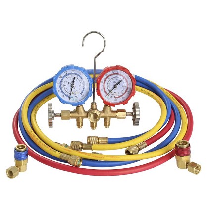 OEM Tools 24563 | R134a Brass Manifold Gauges Set