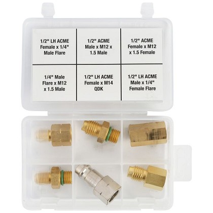 OEM Tools 25091 | R1234yf Manifold Hose Adapter Assortment