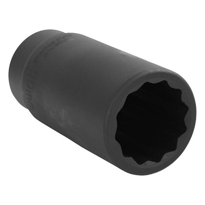 OEM Tools 25157 | 1/2 Inch Drive 12 Point Axle Nut Socket Impact Grade, 30 mm