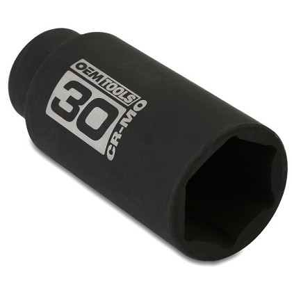 OEM Tools 25203 | 1/2 Inch Drive Axle Nut Socket, 30 mm