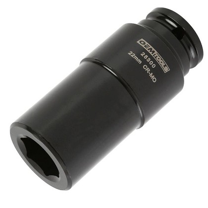 OEM Tools 25300 | 22 mm Crank Bolt Socket