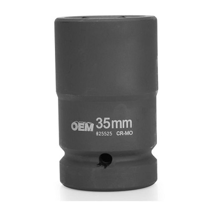 OEM Tools 25525 | 1 Inch Budd Style Wheel Deep Impact Socket, 35 mm
