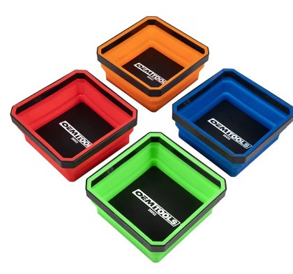 OEM Tools 26052 | 4-Piece Foldable Magnetic Tray Set