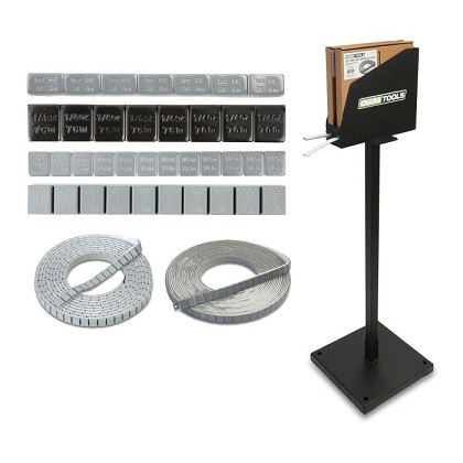 OEM Tools 68955A | Adhesive Wheel Weight Starter Kit with Stand