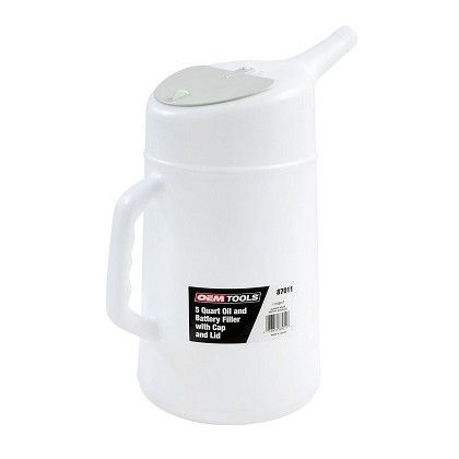 OEM Tools 87011 | 5 Quart Translucent Oil Dispenser